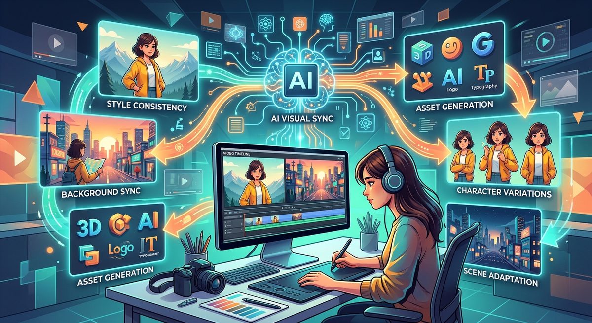 How to Create Matching Visuals for Your Video Content With AI