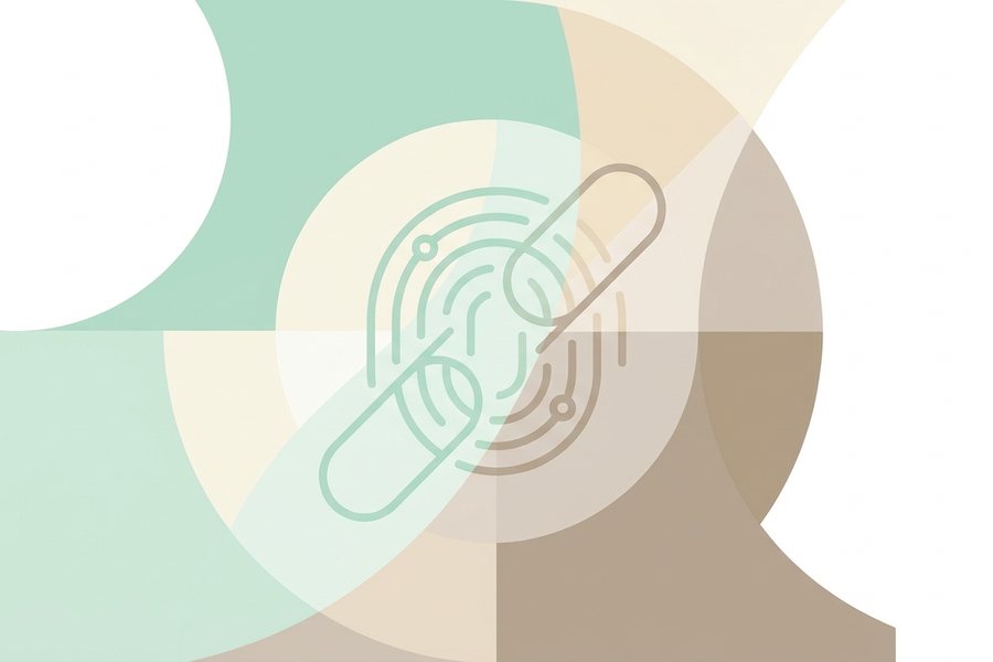Abstract graphic representing ai image copyright, ai art ownership and are ai images copyrighted