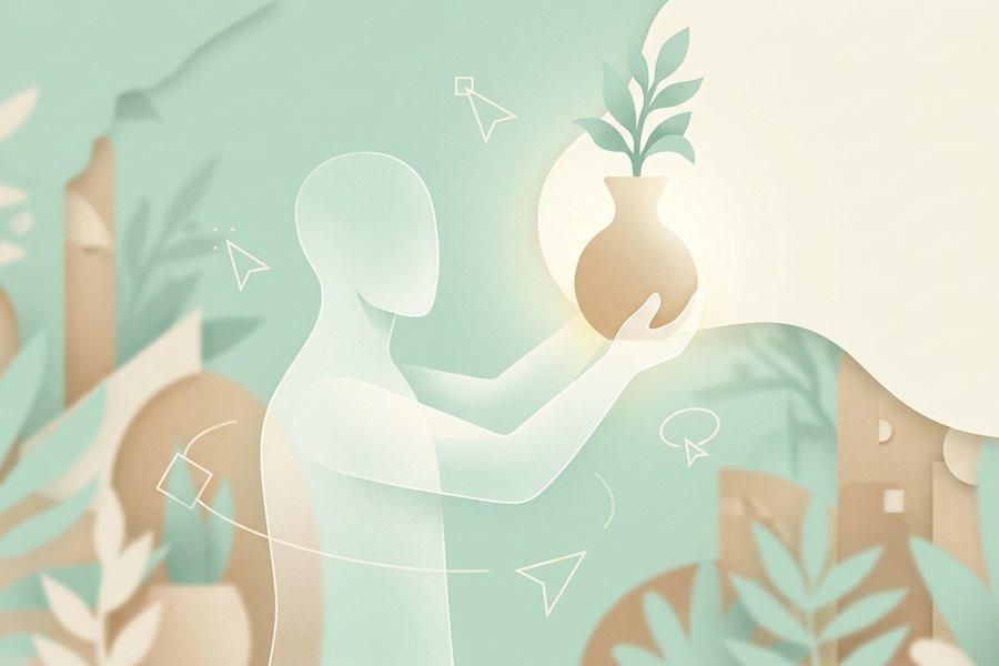 Editorial illustration explaining background removal guide