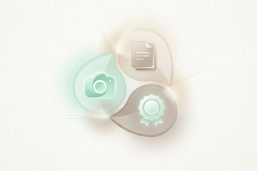 Abstract graphic representing commercial ai images, ai images for business and ai image license