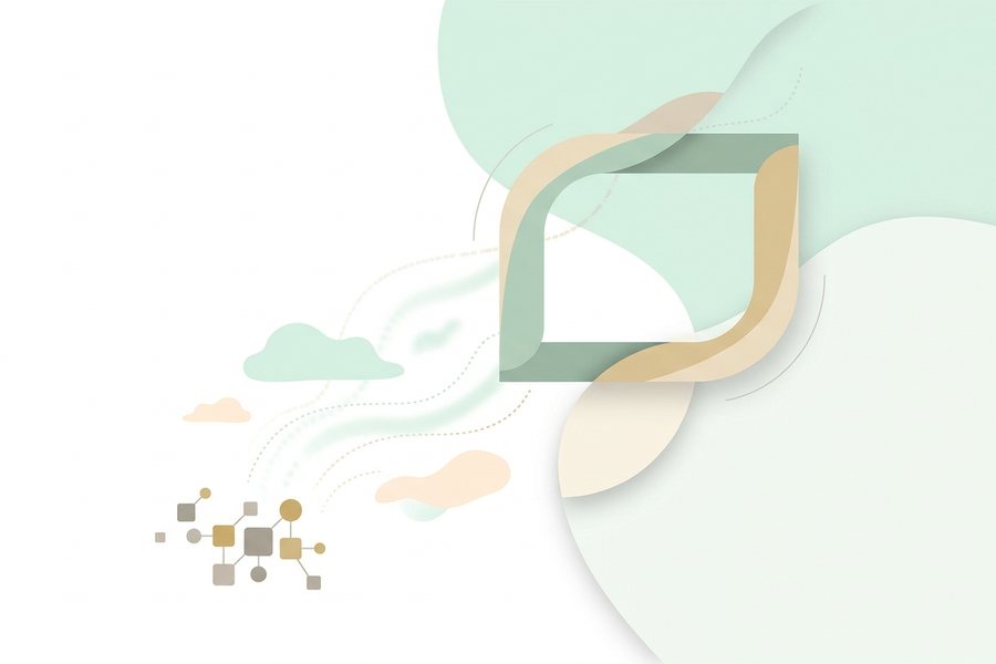 Abstract graphic representing how ai image generators work, diffusion models and training data