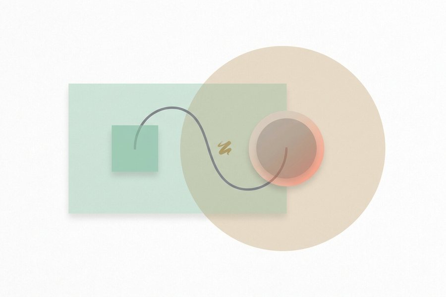 Abstract graphic representing image to image, ai image editing and source image