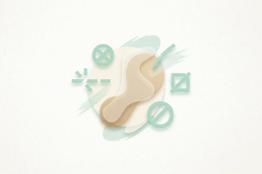 Editorial illustration explaining how to use negative prompts