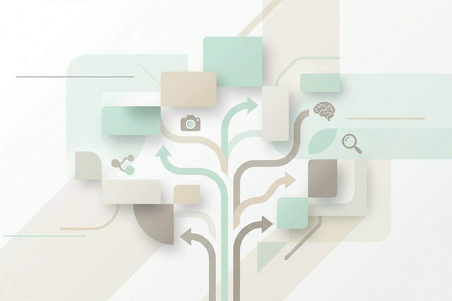 Editorial illustration explaining ai image prompt structure