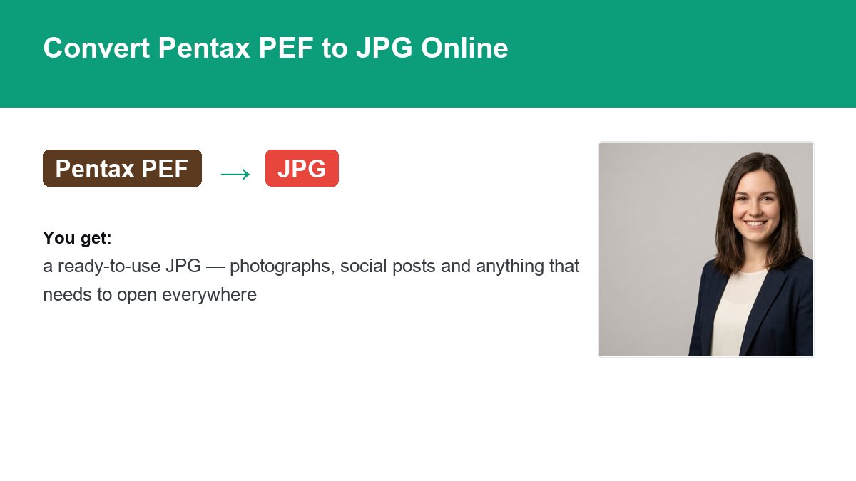 Converting Pentax PEF to JPG with img.now