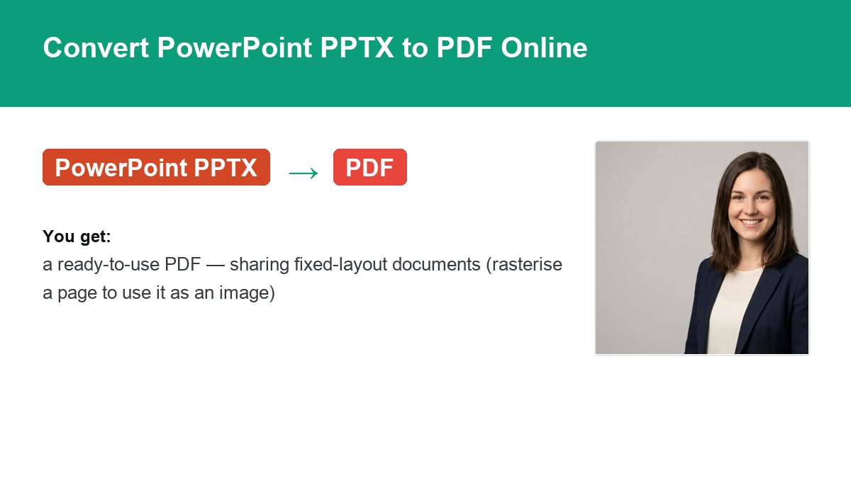 Converting PowerPoint PPTX to PDF with img.now