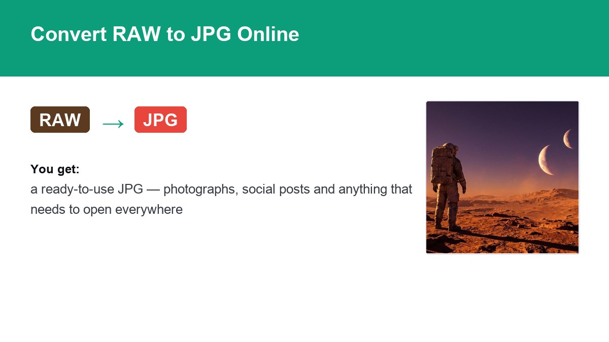 Converting RAW to JPG with img.now