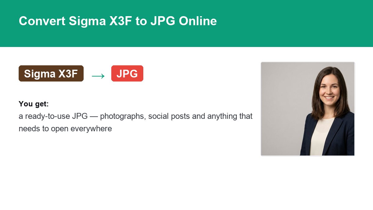 Converting Sigma X3F to JPG with img.now
