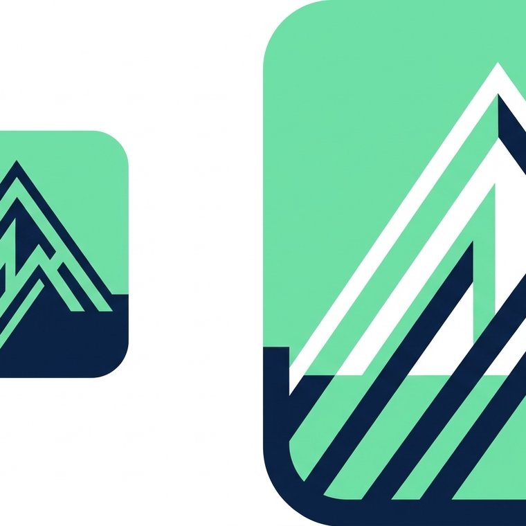 Minimal mark example created with the Logo Concept Generator