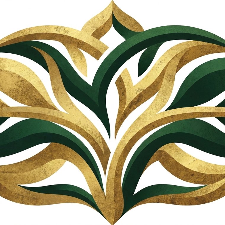 Elegant emblem example created with the Logo Concept Generator