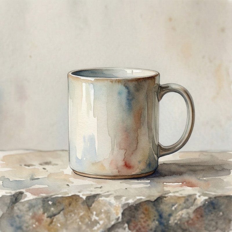 Watercolour example for the AI Image Restyle